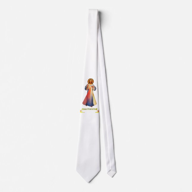 Jesus Divine Mercy Tie (Front)