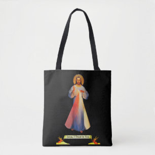 Jesus Divine Mercy Tote Bag