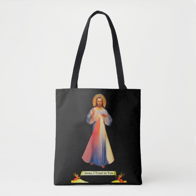 Jesus Divine Mercy Tote Bag (Front)