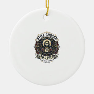 Jesus Divorce Recovery Shirt Christian Graphic_1 Ceramic Tree Decoration