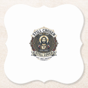 Jesus Divorce Recovery Shirt Christian Graphic_1 Paper Coaster