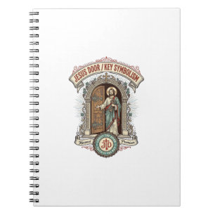 Jesus Door Key Symbolism Jesus Door Key Symbolism Notebook