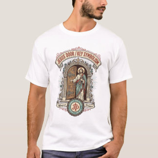 Jesus Door Key Symbolism Jesus Door Key Symbolism  T-Shirt