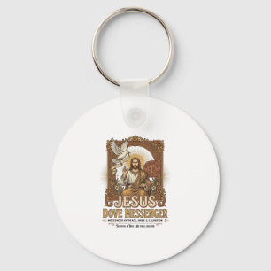 Jesus Dove Messenger Jesus Dove Messenger Christia Key Ring