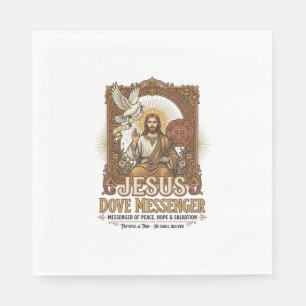 Jesus Dove Messenger Jesus Dove Messenger Christia Napkin