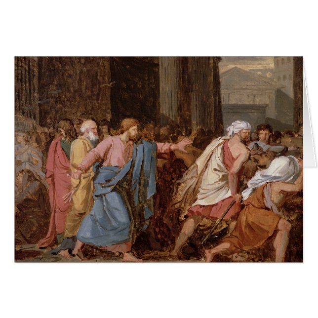 Jesus Driving the Merchants from the Temple (Front Horizontal)
