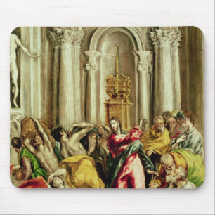 Jesus Driving the Merchants from the Temple Mouse Mat