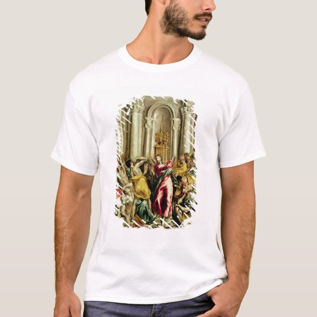 Jesus Driving the Merchants from the Temple T-Shirt (Front)