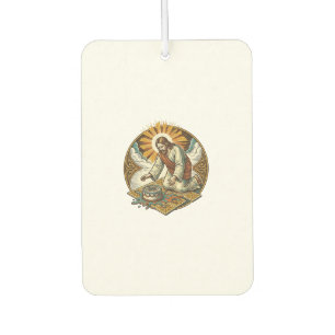 Jesus Dropped Birthday Cake Face Down Kitchen Floo Car Air Freshener