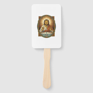 Jesus Dropped Contact Lens Bathroom Sink Drain Bli Hand Fan
