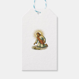 Jesus Dropped Fresh Sliced Avocado Floor Tragic Fo Gift Tags