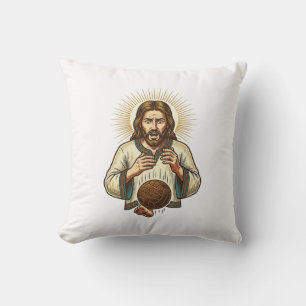 Jesus Dropped Heavy Medicine Ball Toe Pain Gym Hum Cushion