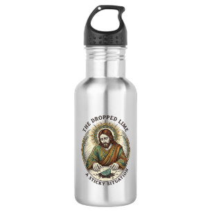 Jesus Dropped Lime Wedge Dirty Floor Tequila Party 532 Ml Water Bottle