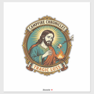 Jesus Dropped Marshmallow Campfire Party Fail Humo