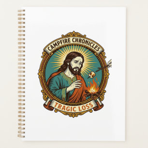 Jesus Dropped Marshmallow Campfire Party Fail Humo Planner