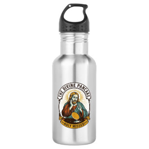 Jesus Dropped Perfect Pancake Flipping Missed Pan 532 Ml Water Bottle