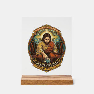 Jesus Dropped Phone Between Car Seats Black Hole H Acrylic Sign