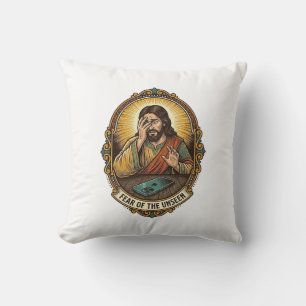 Jesus Dropped Phone Screen Down Dance Floor Club H Cushion
