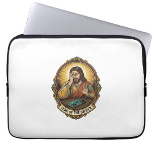 Jesus Dropped Phone Screen Down Dance Floor Club H Laptop Sleeve
