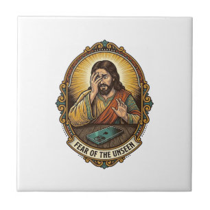 Jesus Dropped Phone Screen Down Dance Floor Club H Tile
