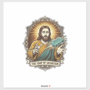 Jesus Dropped Slippery Soap Shower Clumsy Bathroom