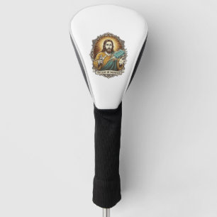 Jesus Dropped Slippery Soap Shower Clumsy Bathroom Golf Head Cover