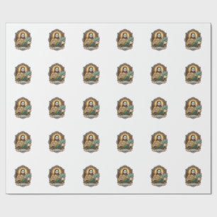 Jesus Dropped Slippery Soap Shower Clumsy Bathroom Wrapping Paper