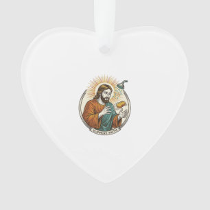 Jesus Dropped Slippery Soap Shower Tub Clumsy Humo Ornament