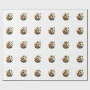 Jesus Dropped Slippery Soap Shower Tub Clumsy Humo Wrapping Paper