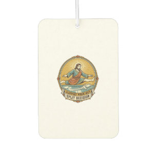 Jesus Dropped Wet Soap Sliding Bathroom Floor Clum Car Air Freshener
