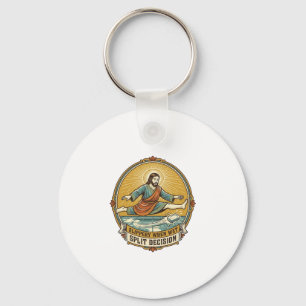 Jesus Dropped Wet Soap Sliding Bathroom Floor Clum Key Ring