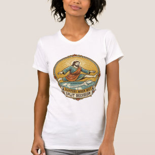 Jesus Dropped Wet Soap Sliding Bathroom Floor Clum T-Shirt