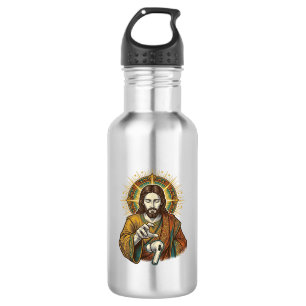 Jesus Dropped Wireless Earbud Under Desk Tech Clum 532 Ml Water Bottle