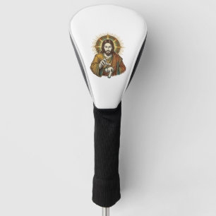 Jesus Dropped Wireless Earbud Under Desk Tech Clum Golf Head Cover
