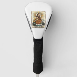 Jesus Dropping Heavy Dumbbell Loudly Gym Lunk Alar Golf Head Cover