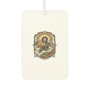 Jesus Drunk Online Shopping Receipt Morning After Car Air Freshener