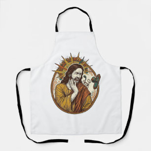 Jesus Earbud Cord Caught Doorknob Ripped Out Gym H Apron