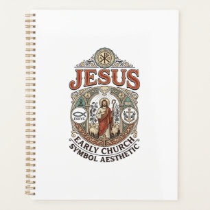 Jesus Early Church Symbol Aesthetic Jesus Early Ch Planner
