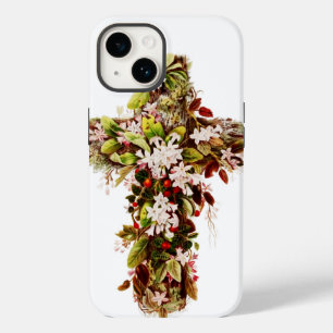 Jesus Easter Sunday Flowering cross  Case-Mate iPhone 14 Case