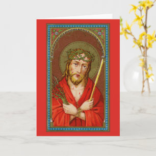 Jesus, Ecce Homo (Behold the Man) (SAU21) Greeting Card