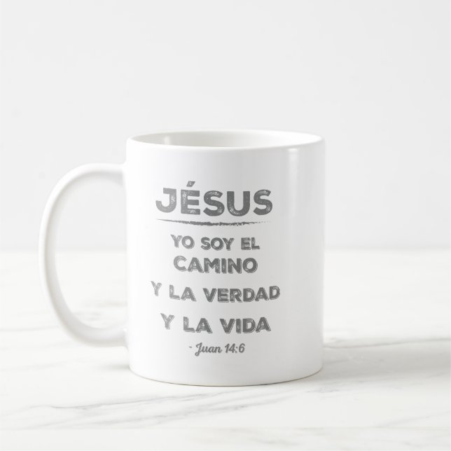 Jesús: el camino, la verdad y la vida coffee mug (Left)