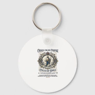 Jesus Electrician Shirt Faith Based Design_1 Key Ring