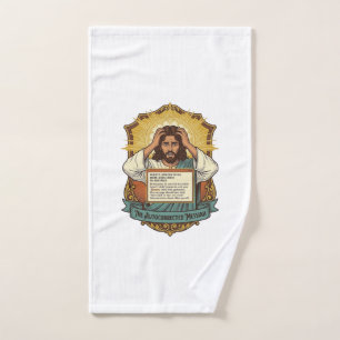 Jesus Email Typo Auto Correct Disaster Corporate O Hand Towel