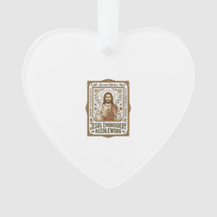 Jesus Embroidery Needlework Jesus Embroidery Needl Ornament