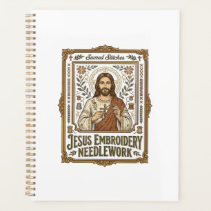 Jesus Embroidery Needlework Jesus Embroidery Needl Planner