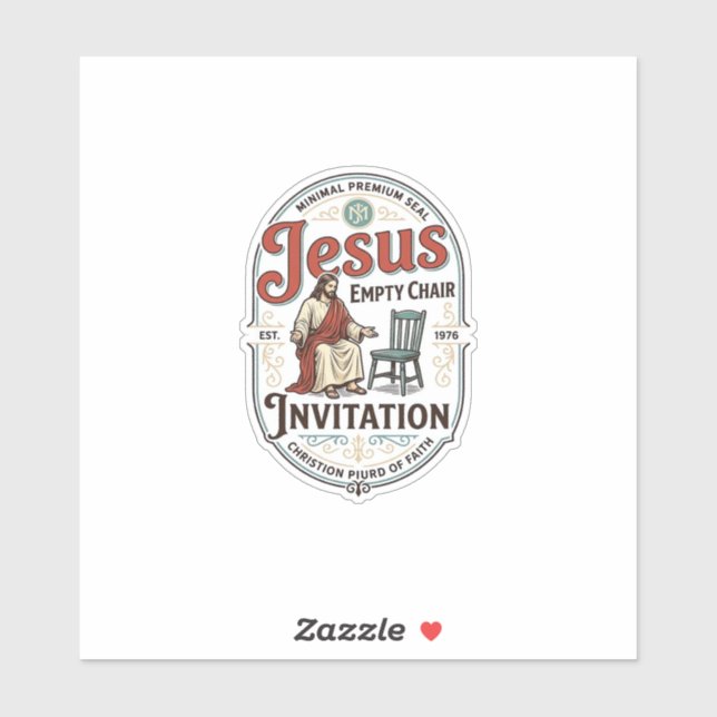 Jesus Empty Chair Invitation Jesus Empty Chair Inv (Sheet)
