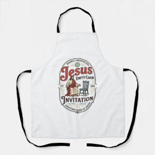 Jesus Empty Chair Invitation Jesus Empty Chair Inv Apron