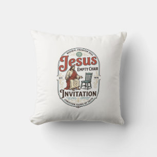 Jesus Empty Chair Invitation Jesus Empty Chair Inv Cushion