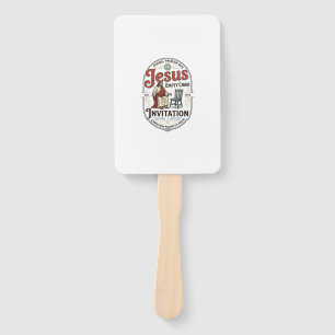 Jesus Empty Chair Invitation Jesus Empty Chair Inv Hand Fan