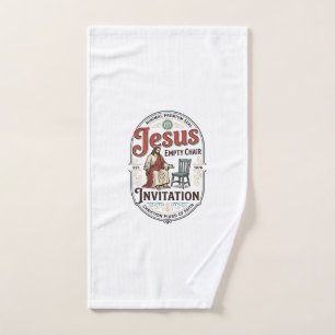 Jesus Empty Chair Invitation Jesus Empty Chair Inv Hand Towel